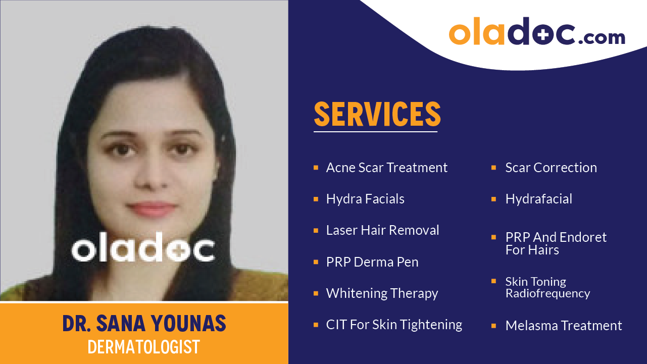 Services provided by Dr.Sana Younas
